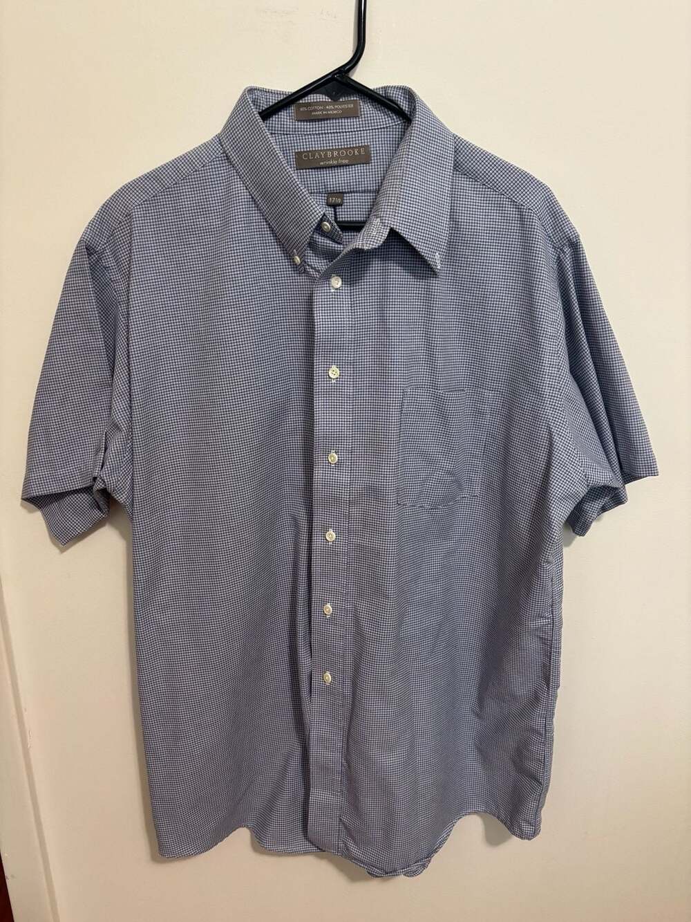 Claybrooke Men's Short Sleeve Button-Down Shirt